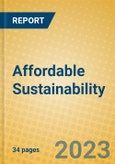 Affordable Sustainability- Product Image