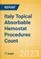 Italy Topical Absorbable Hemostat Procedures Count by Segments (Procedures Performed Using Oxidized Regenerated Cellulose Based Hemostats, Gelatin Based Hemostats, Collagen Based Hemostats and Others) and Forecast to 2030 - Product Thumbnail Image