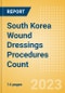 South Korea Wound Dressings Procedures Count by Segments (Procedures Performed Using Advanced Wound Dressings) and Forecast to 2030 - Product Image
