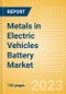 Metals in Electric Vehicles (EVs) Battery Market Size, Share, Trends and Analysis by Metal Type, Battery Type, Application, Region and Segment Forecast 2023-2030 - Product Thumbnail Image