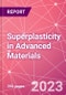 Superplasticity in Advanced Materials - Product Image