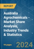 Australia Agrochemicals - Market Share Analysis, Industry Trends & Statistics, Growth Forecasts 2019 - 2029- Product Image
