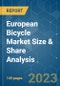 European Bicycle Market Size & Share Analysis - Growth Trends & Forecasts (2023 - 2028) - Product Image