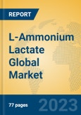 L-Ammonium Lactate Global Market Insights 2023, Analysis and Forecast to 2028, by Manufacturers, Regions, Technology, Product Type- Product Image