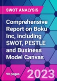 Comprehensive Report on Boku Inc, including SWOT, PESTLE and Business Model Canvas- Product Image