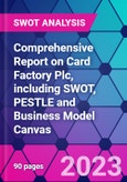 Comprehensive Report on Card Factory Plc, including SWOT, PESTLE and Business Model Canvas- Product Image