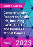 Comprehensive Report on Savills Plc, including SWOT, PESTLE and Business Model Canvas- Product Image