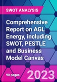 Comprehensive Report on AGL Energy, including SWOT, PESTLE and Business Model Canvas- Product Image