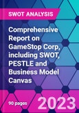 Comprehensive Report on GameStop Corp, including SWOT, PESTLE and Business Model Canvas- Product Image