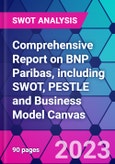 Comprehensive Report on BNP Paribas, including SWOT, PESTLE and Business Model Canvas- Product Image