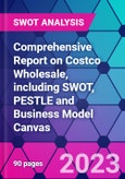 Comprehensive Report on Costco Wholesale, including SWOT, PESTLE and Business Model Canvas- Product Image