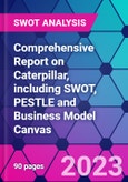 Comprehensive Report on Caterpillar, including SWOT, PESTLE and Business Model Canvas- Product Image