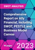 Comprehensive Report on Ally Financial, including SWOT, PESTLE and Business Model Canvas- Product Image