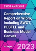 Comprehensive Report on Wipro, including SWOT, PESTLE and Business Model Canvas- Product Image