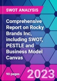 Comprehensive Report on Rocky Brands Inc, including SWOT, PESTLE and Business Model Canvas- Product Image