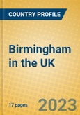 Birmingham in the UK- Product Image