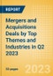 Mergers and Acquisitions Deals by Top Themes and Industries in Q2 2023 - Thematic Intelligence - Product Image