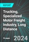 Trucking, Specialized Motor Freight Industry, Long Distance (U.S.): Analytics, Extensive Financial Benchmarks, Metrics and Revenue Forecasts to 2030, NAIC 484230 - Product Thumbnail Image