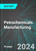 Petrochemicals Manufacturing (U.S.): Analytics, Extensive Financial Benchmarks, Metrics and Revenue Forecasts to 2030, NAIC 325110- Product Image