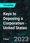 Keys to Deposing a Corporation - United States (Recorded) - Product Image