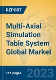 Multi-Axial Simulation Table System Global Market Insights 2023, Analysis and Forecast to 2028, by Manufacturers, Regions, Technology, Application, Product Type- Product Image