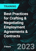 Best Practices for Crafting & Negotiating Employment Agreements & Contracts- Product Image
