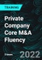Private Company Core M&A Fluency (Recorded) - Product Image