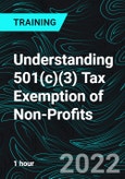 Understanding 501(c)(3) Tax Exemption of Non-Profits- Product Image
