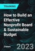 How to Build an Effective Nonprofit Board & Sustainable Budget- Product Image