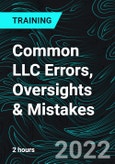Common LLC Errors, Oversights & Mistakes- Product Image
