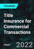 Title Insurance for Commercial Transactions- Product Image