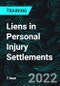 Liens in Personal Injury Settlements - Product Thumbnail Image