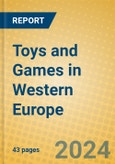 Toys and Games in Western Europe- Product Image