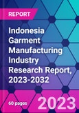Indonesia Garment Manufacturing Industry Research Report, 2023-2032- Product Image