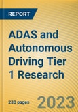 Global and China ADAS and Autonomous Driving Tier 1 Research Report, 2023 - Foreign Companies- Product Image