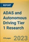 ADAS and Autonomous Driving Tier 1 Research Report, 2023 - Foreign Companies - Product Image