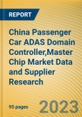 China Passenger Car ADAS Domain Controller,Master Chip Market Data and Supplier Research Report, 2023Q1- Product Image