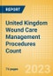 United Kingdom (UK) Wound Care Management Procedures Count by Segments (Automated Suturing Procedures, Compression Garments and Bandages Procedures, Ligating Clip Procedures, Surgical Adhesion Barrier Procedures, Surgical Suture Procedures and Others) and Forecast to 2030 - Product Thumbnail Image