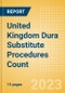 United Kingdom (UK) Dura Substitute Procedures Count by Segments (Craniotomy Dura Substitute Procedures and Spinal Dura Substitute Procedures) and Forecast to 2030 - Product Image