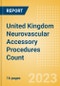 United Kingdom (UK) Neurovascular Accessory Procedures Count by Segments (Distal Access Catheter Procedures, Microcatheter Procedures and Microguidewire Procedures) and Forecast to 2030 - Product Image
