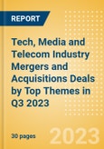 Tech, Media and Telecom (TMT) Industry Mergers and Acquisitions Deals by Top Themes in Q3 2023 - Thematic Intelligence- Product Image