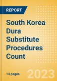South Korea Dura Substitute Procedures Count by Segments (Craniotomy Dura Substitute Procedures and Spinal Dura Substitute Procedures) and Forecast to 2030- Product Image