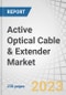 Active Optical Cable & Extender Market by Product, Protocol (InfiniBand, Ethernet, Serial-Attached SCSI (SAS), DisplayPort, HDMI, Thunderbolt, USB), Form Factor (QSFP, QSFP-DD, SFP, SFP+, PCIE, CXP), Application and Region - Global Forecast to 2028 - Product Image