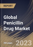 Global Penicillin Drug Market Size, Share & Industry Trends Analysis Report By Source (Semisynthetic Penicillin and Natural Penicillin), By Spectrum of Activity, By Distribution Channel, By Route of Administration, By Regional Outlook and Forecast, 2023 - 2030- Product Image