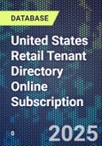 United States Retail Tenant Directory Online Subscription- Product Image