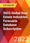 2023 Global Real Estate Industries Forecasts Database Subscription - Product Thumbnail Image