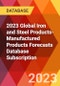 2023 Global Iron and Steel Products-Manufactured Products Forecasts Database Subscription - Product Thumbnail Image