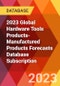 2023 Global Hardware Tools Products-Manufactured Products Forecasts Database Subscription - Product Image