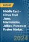 Middle East - Citrus Fruit Jams, Marmalades, Jellies, Purees or Pastes - Market Analysis, Forecast, Size, Trends and Insights - Product Thumbnail Image