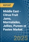 Middle East - Citrus Fruit Jams, Marmalades, Jellies, Purees or Pastes - Market Analysis, Forecast, Size, Trends and Insights - Product Image